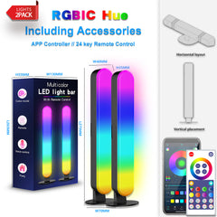 close-up view of RGB gaming light