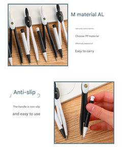 Complete metal compass kit for artists