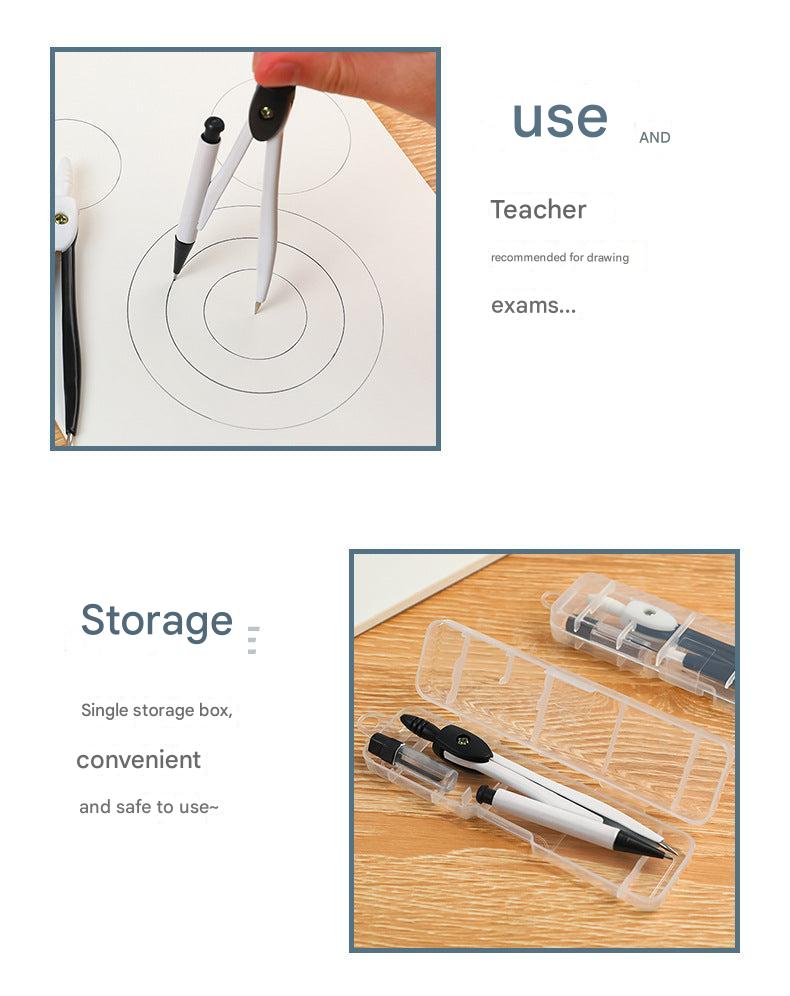 Image of precision drawing compass set with tools