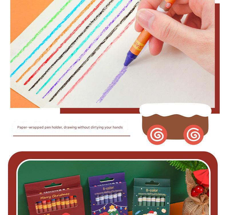 Easy-grip crayon sticks for young artists