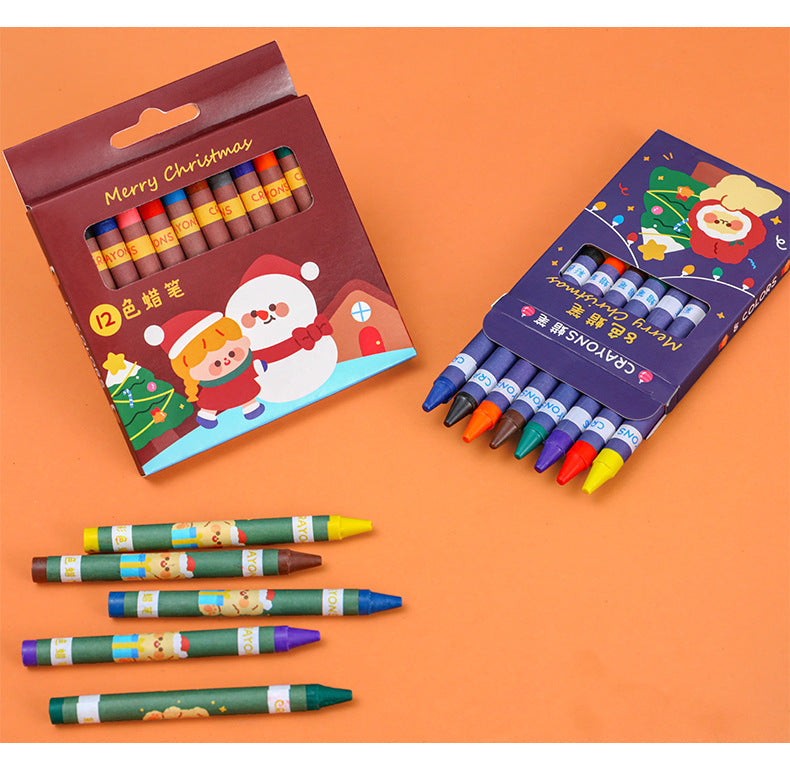 Creative drawing and crafting with non-toxic crayons