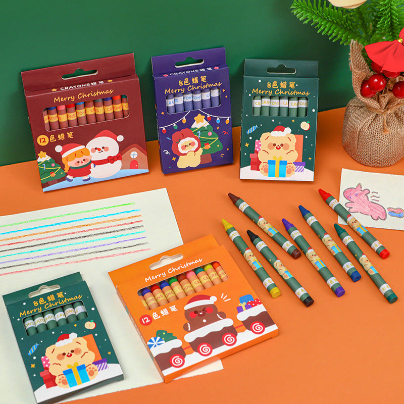 Creative drawing and crafting with non-toxic crayons