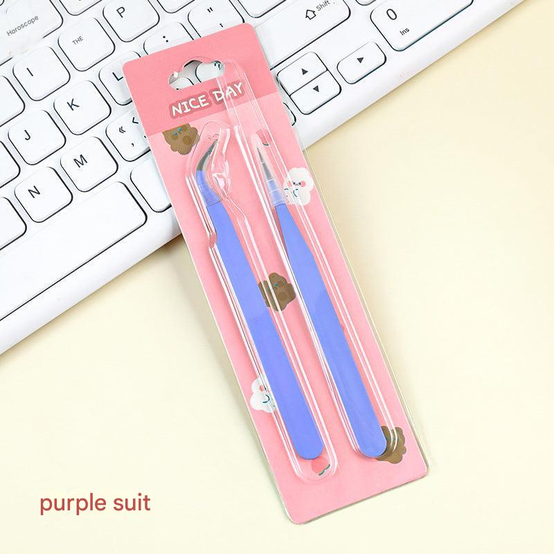 Close-up of craft tweezers for detailed crafting