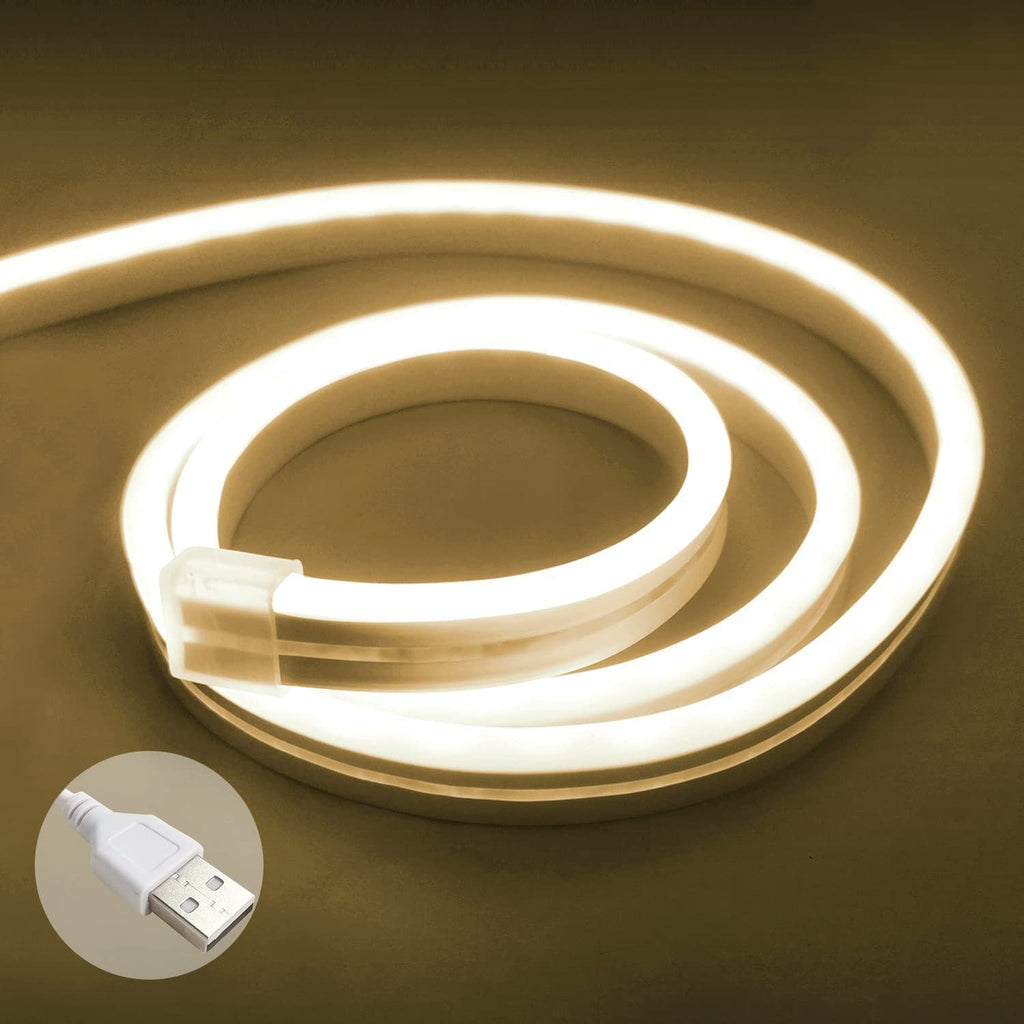 LED strip with lively green illumination