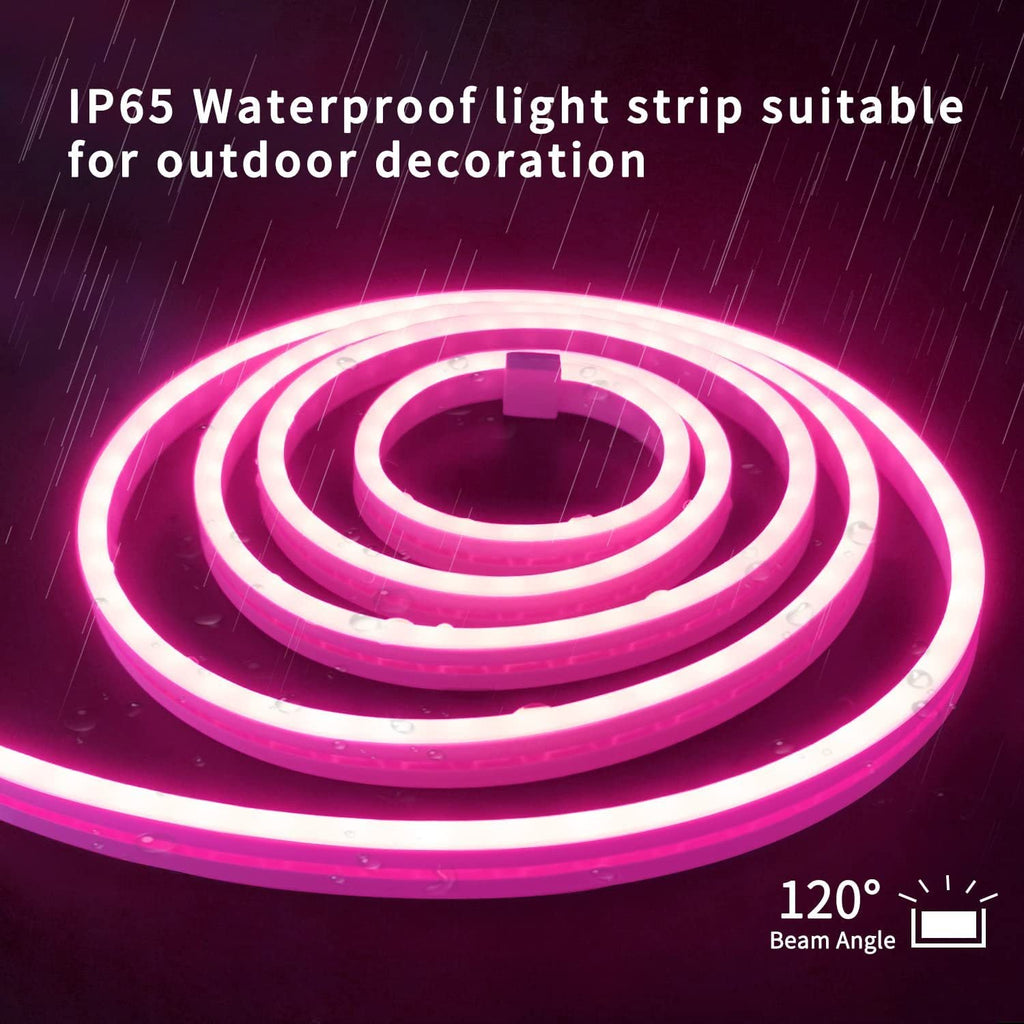 USB powered LED strip light in usage