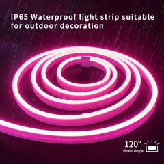 USB powered LED strip light in usage
