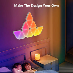 Smart LED triangle lights set with app control