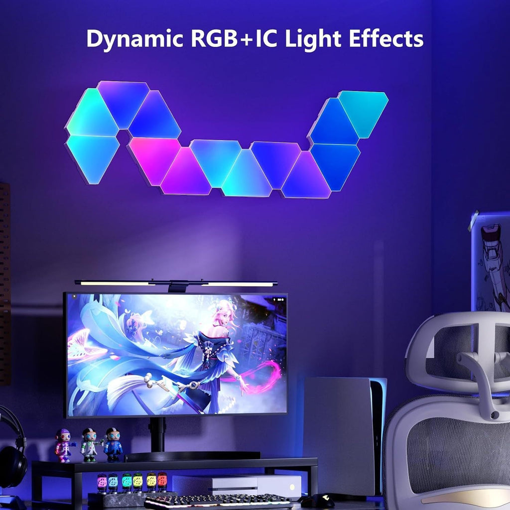 Smart LED lights syncing with music
