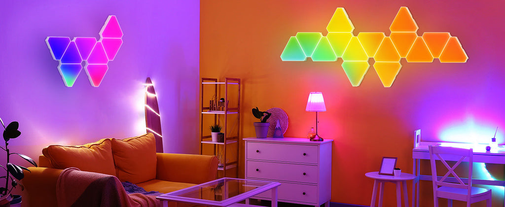 Smart lighting kit in a bright setup