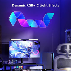 Smart LED lights syncing with music