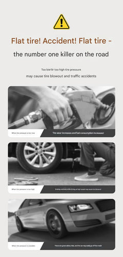 Compact and portable tire inflator side angle