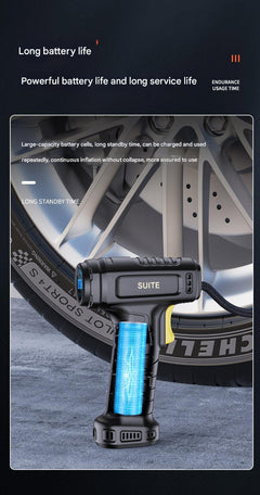 Digital display on tire inflator