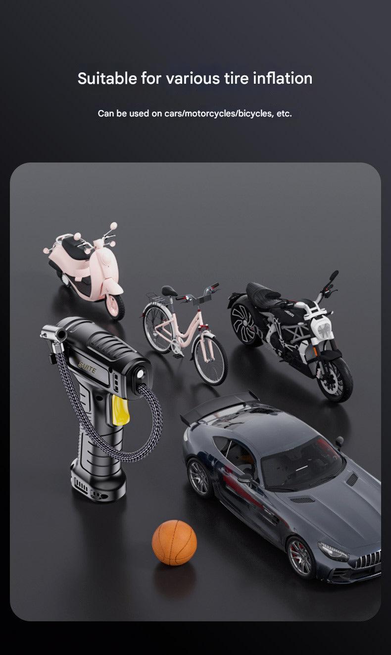 Car tire inflator design and materials