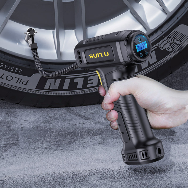 High-power air compressor for vehicles in use