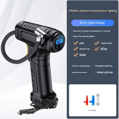 Portable air compressor with power indicator