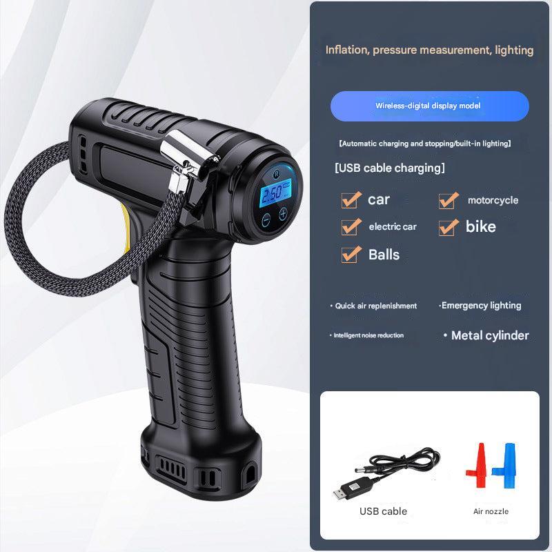 Car tire inflator design and materials