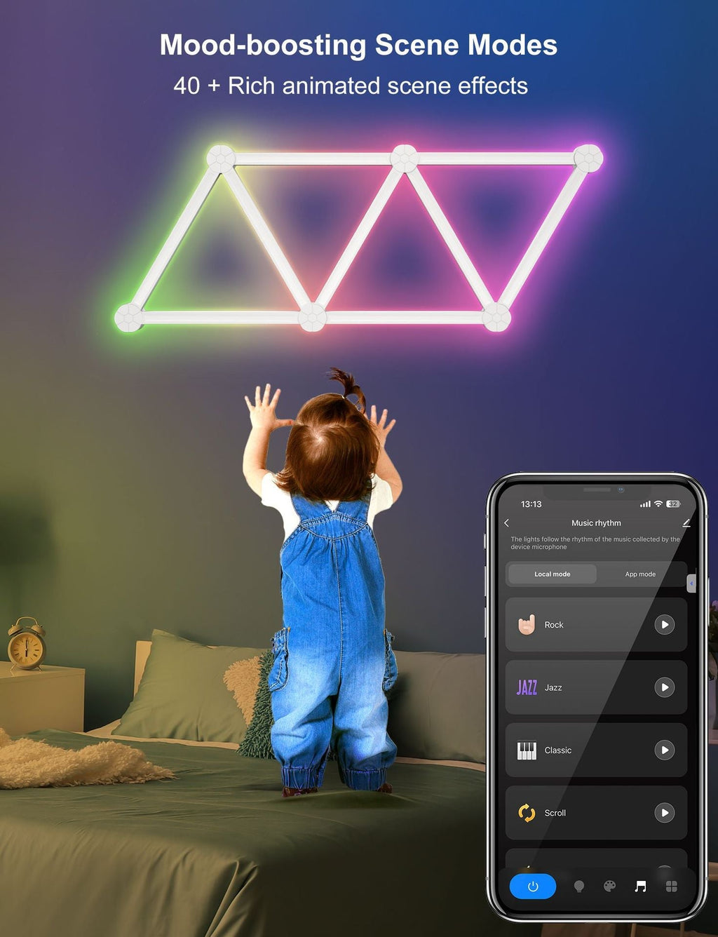 versatile touch control LED panel lights