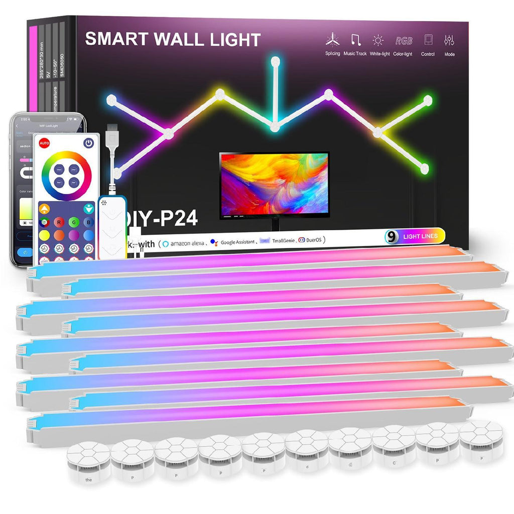 USB powered modular touch light installation