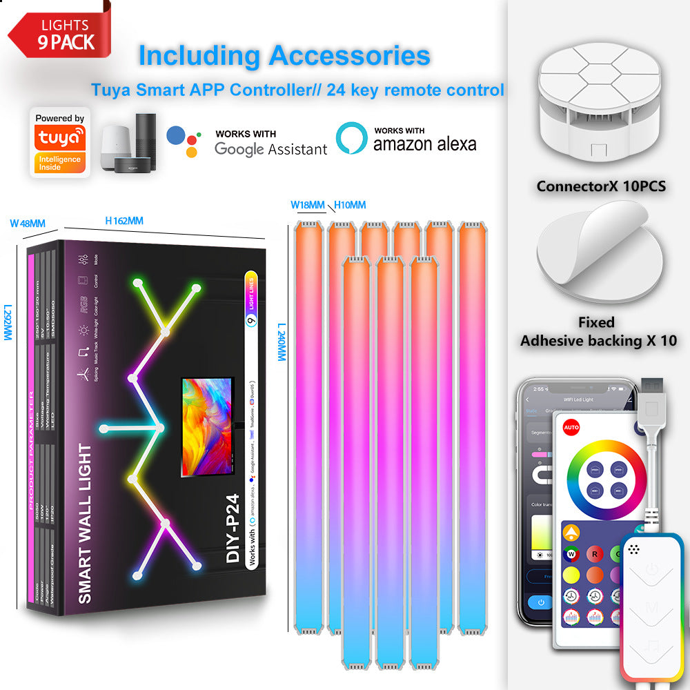 customisable lighting with touch-sensitive feature