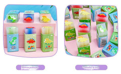 Creative dinosaur eraser designs