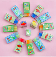 Cute cartoon dinosaur eraser yellow