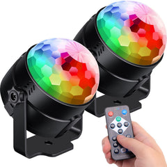 detailed view of remote control for disco ball