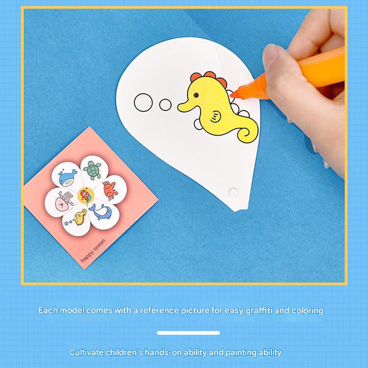 Vibrant windmill designs for kids' creativity