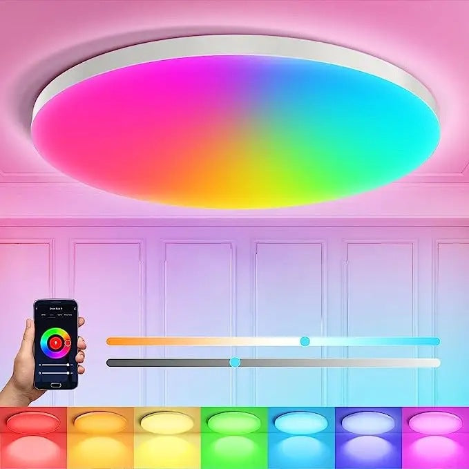 Smart ceiling light with remote control