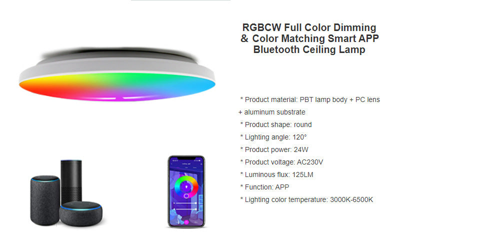 Energy efficient LED ceiling light design