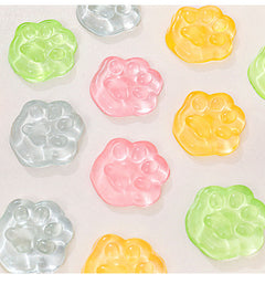 Cute Cat Paw Design in Random Colours