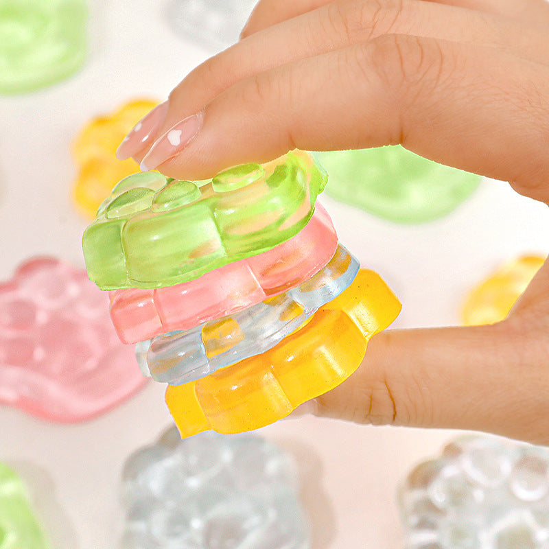 Vibrant Jelly Cat Paw Stress Reliever