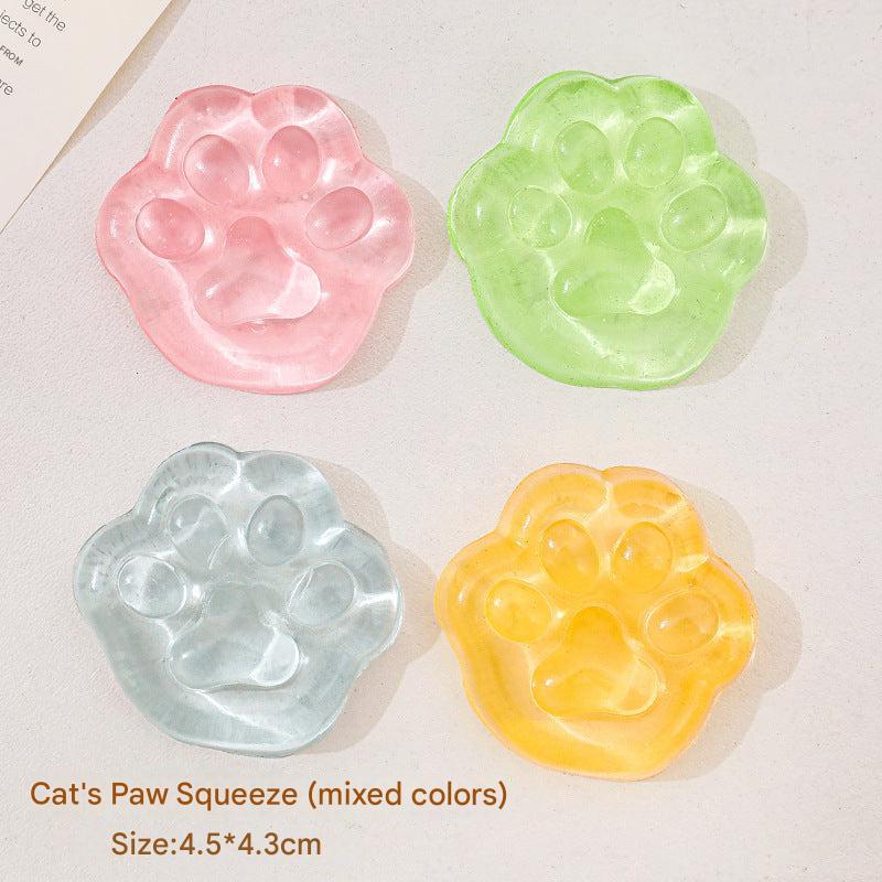 Cute Cat Paw Design in Random Colours