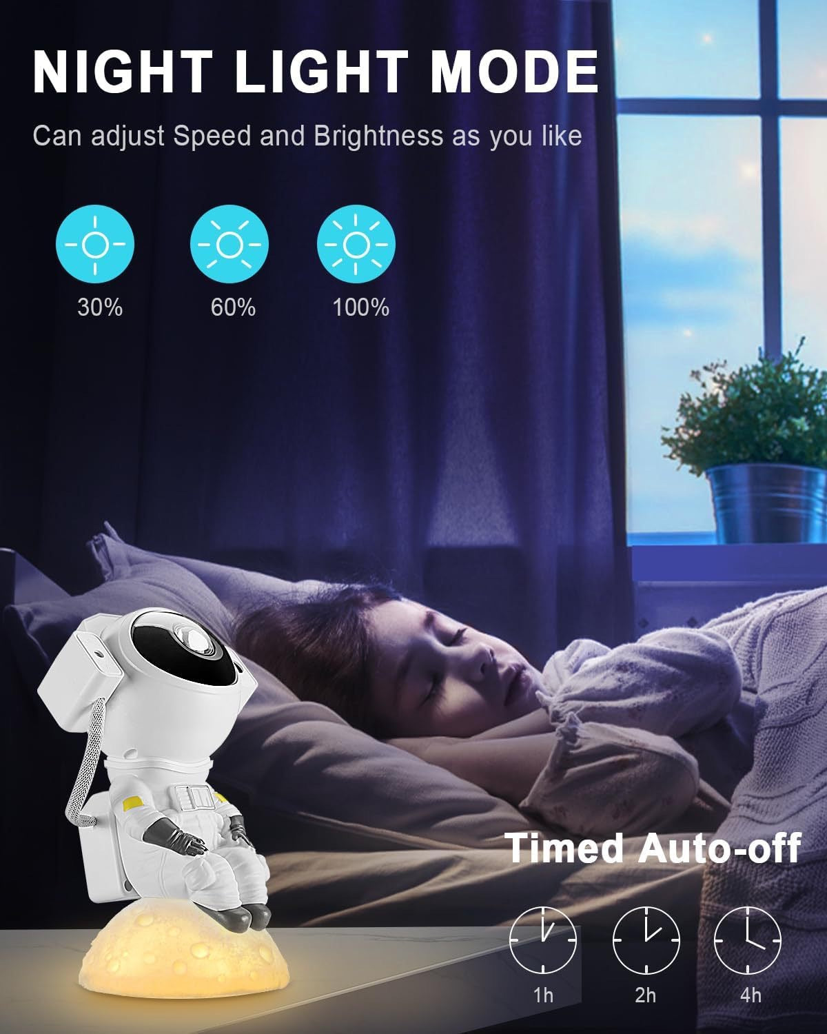 Astronaut themed lamp for kids