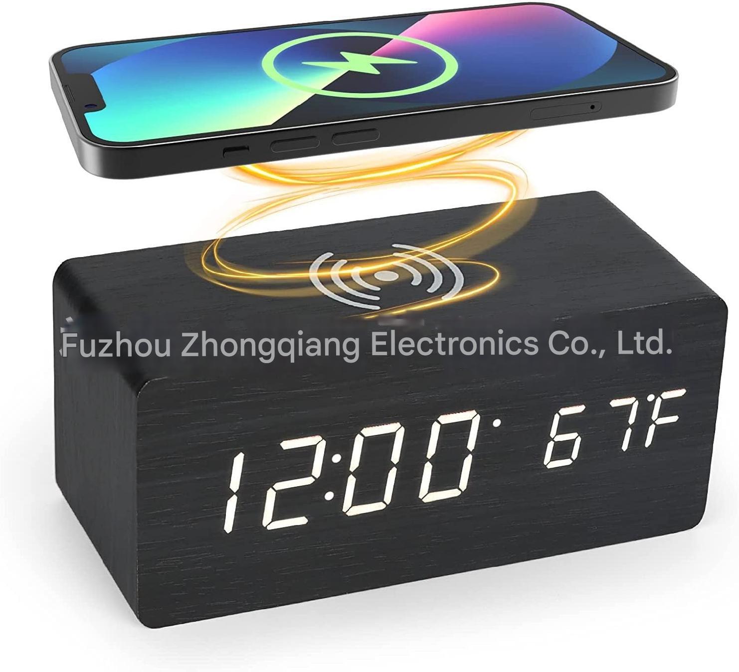 LED Digital Alarm Clock with wireless charging