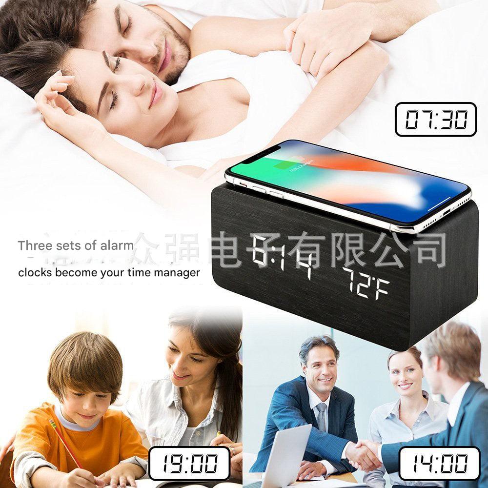 Elegant clock on a desk surface