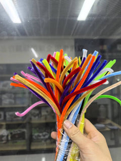 Density and thickness of macaron colour craft sticks