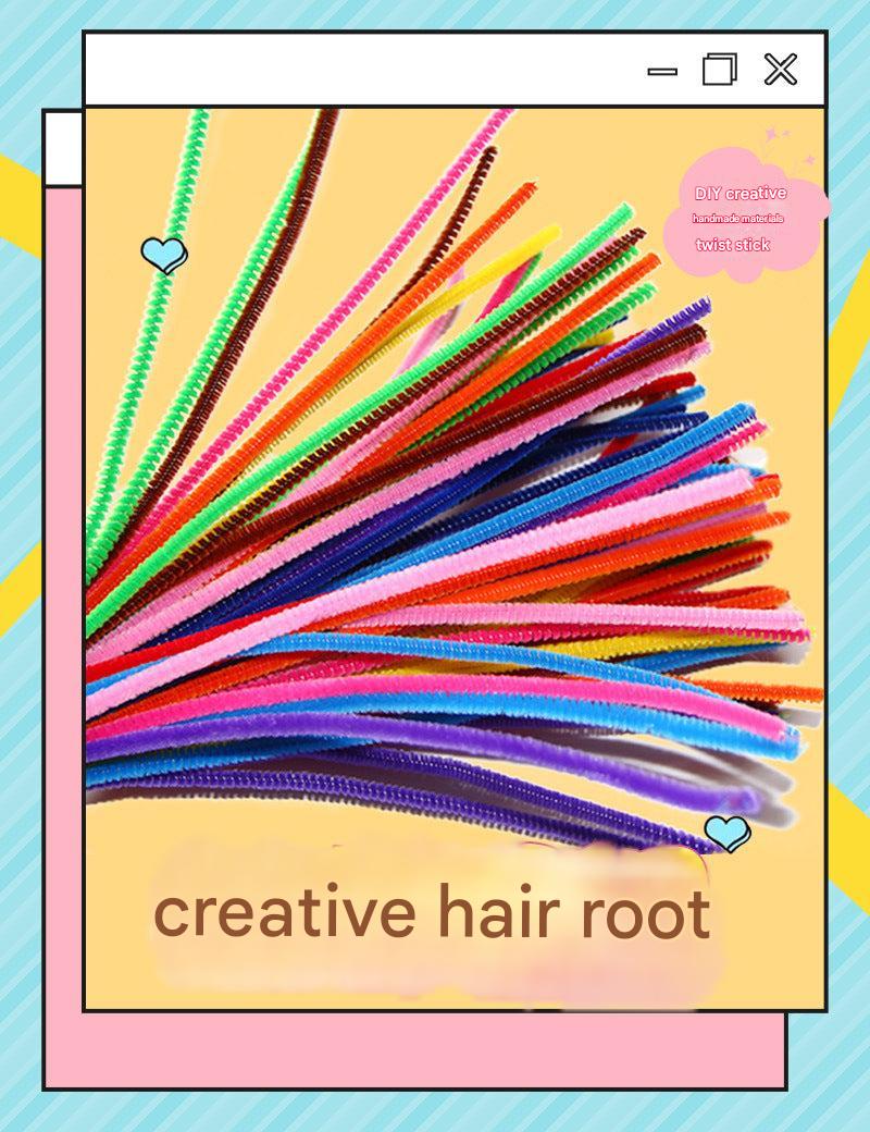 Multicoloured craft sticks for kids' activities