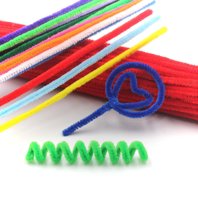 Assorted bundle of fuzzy craft sticks for DIY