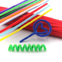 Assorted bundle of fuzzy craft sticks for DIY