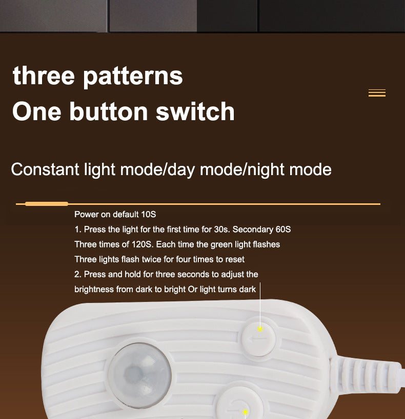Flexible LED light strip bent around corner product image