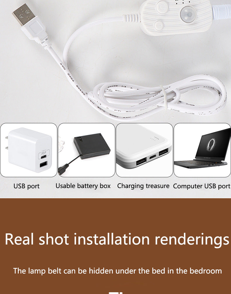 LED strip unboxing in packaging product image