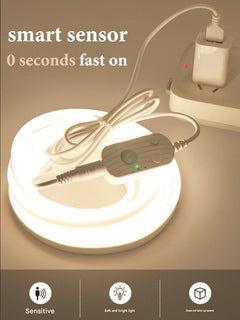 LED light strip in dark room functioning product image