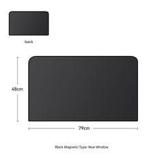 Detailed View of Sunshade Installation in Vehicle
