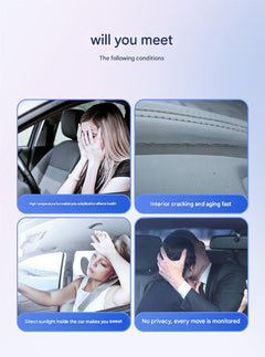 Universal Car Window Sunshade Curtain on Side Window
