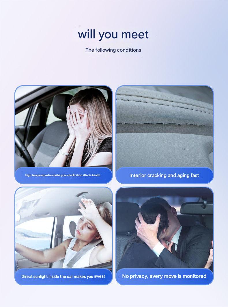 Universal Car Window Sunshade Curtain on Side Window