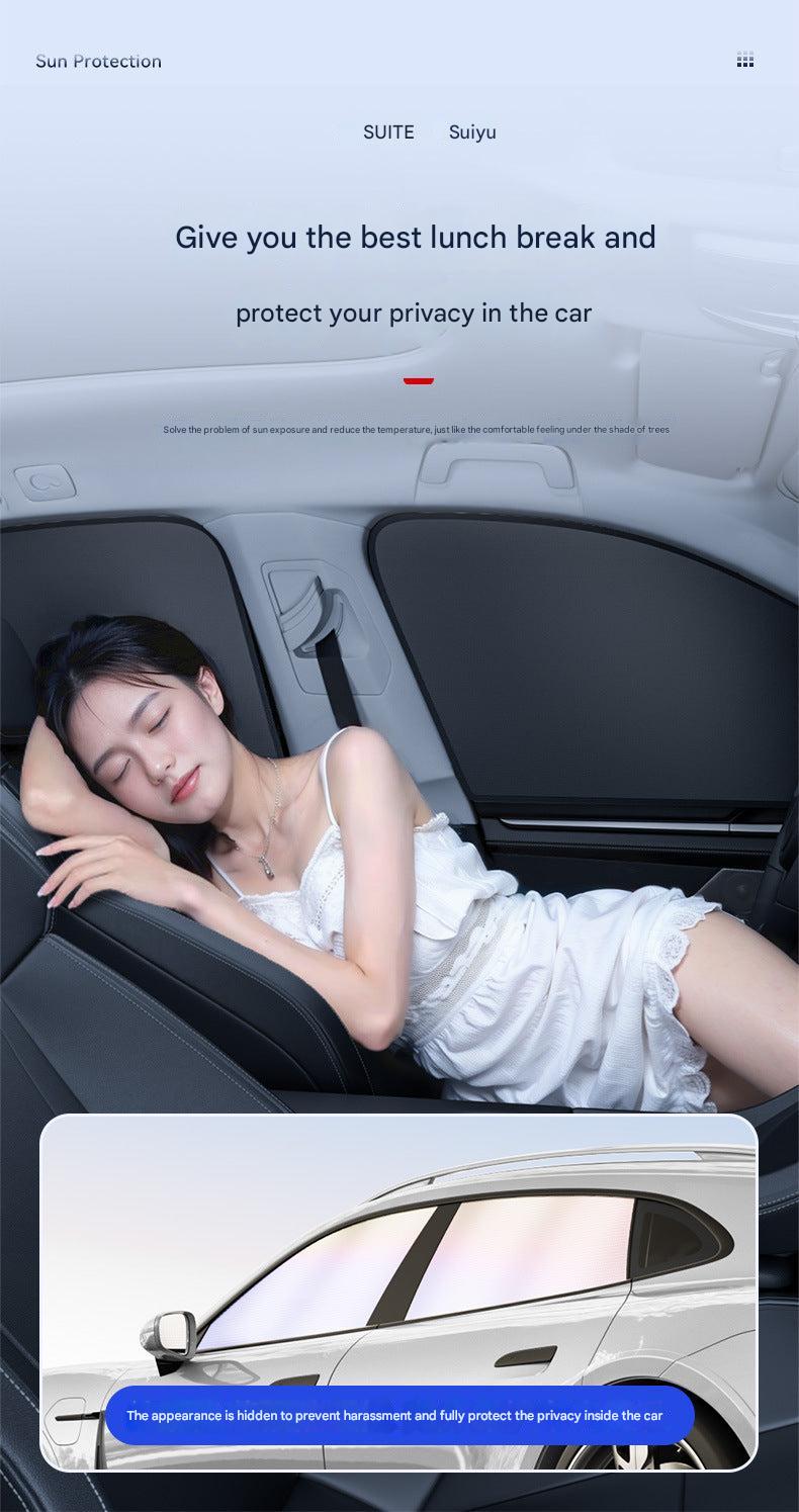 Rear Window Sunshade Cover in Car