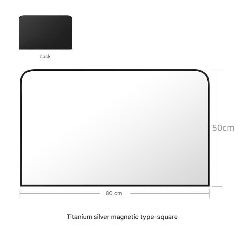 Passenger Side Window Sunshade in Place