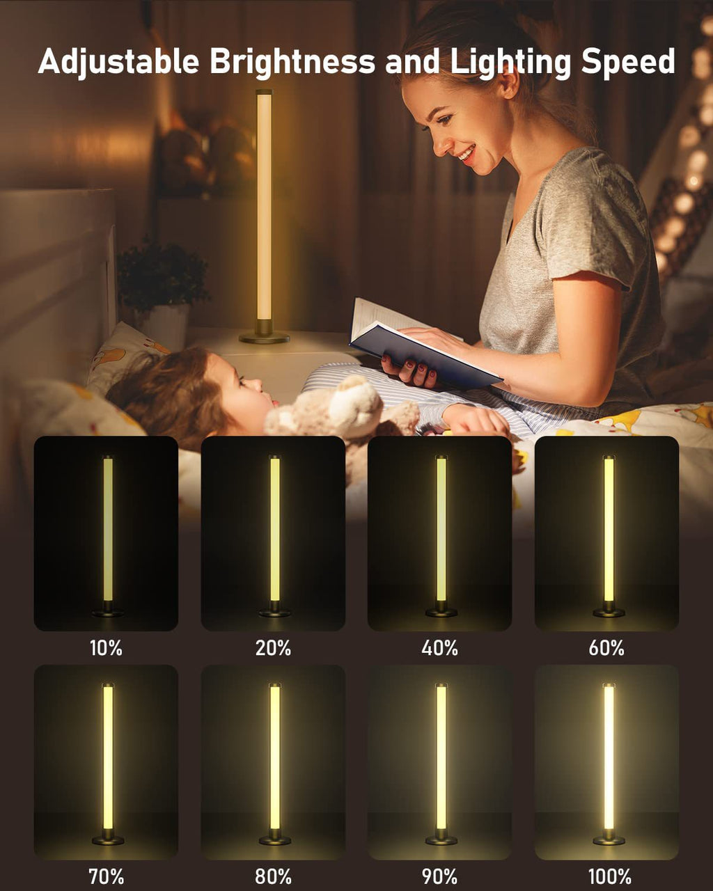 Stylish modern design of a Smart LED Floor Lamp
