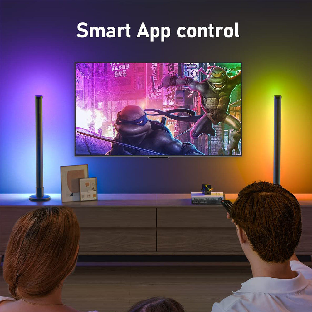 Close-up of Smart Lamp's vibrant LED lights