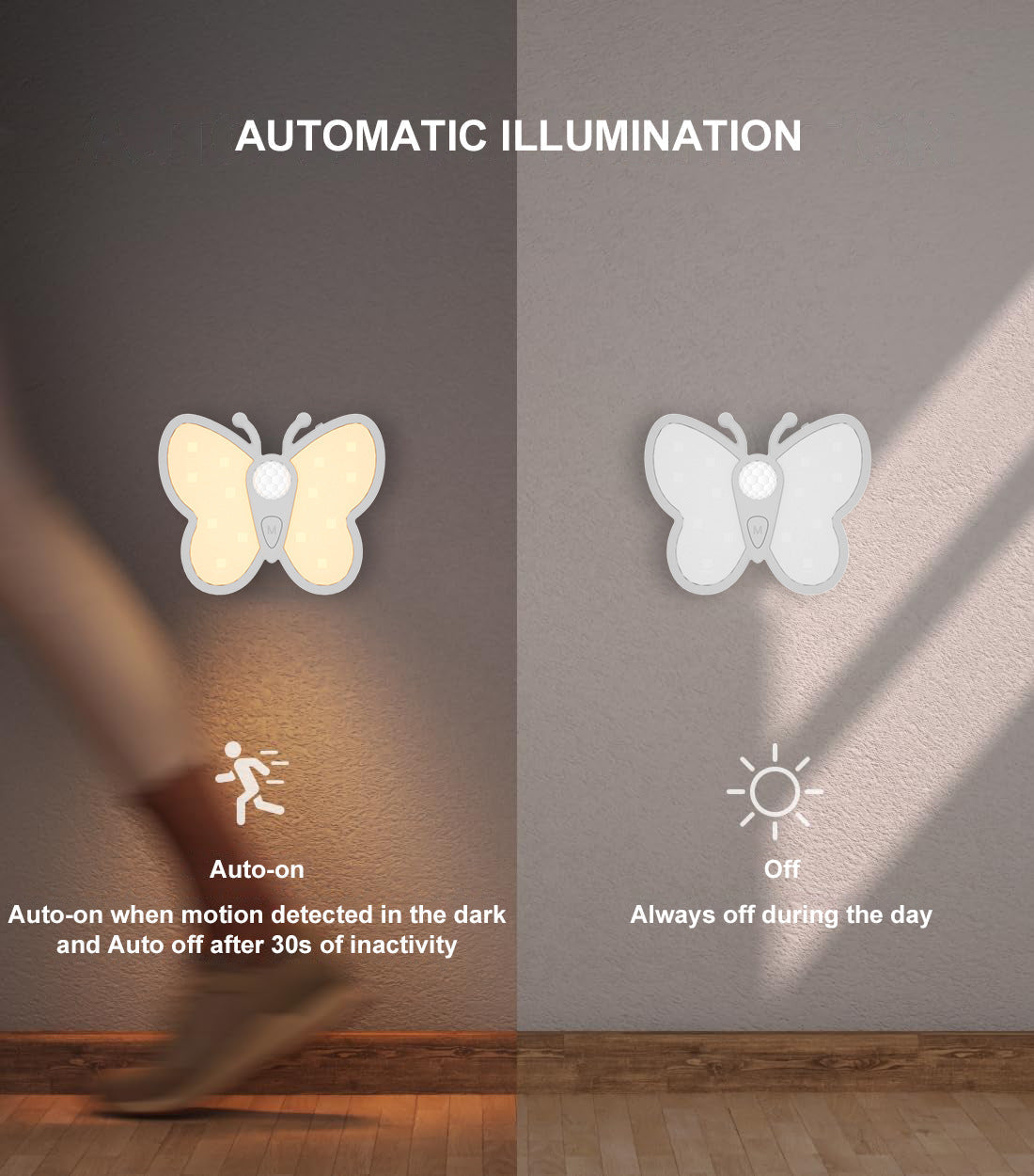 User manual for motion sensor light